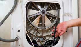 Belt tension adjustment and alignment