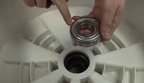 Drum bearing inspection and replacement