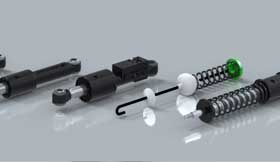 Shock absorbers and springs