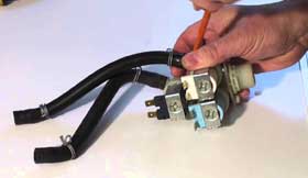 Water inlet valve inspection and calibration