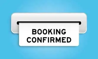 Booking and confirmation