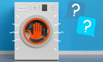 Heavy vibration or machine walking while spinning