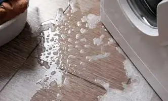 Water leakage from bottom, door, or inlet hose