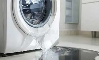 Water overflow or water leakage from machine